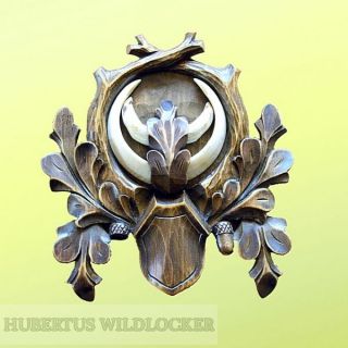 Keilerwaffenschild Handmade Lindenholz braun HU-PD 02