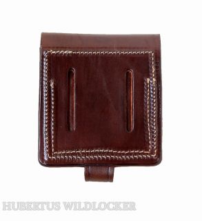 Premium Leder- Patronenetui Mix f. 2 Bchsen u. 2 Schrotpatron