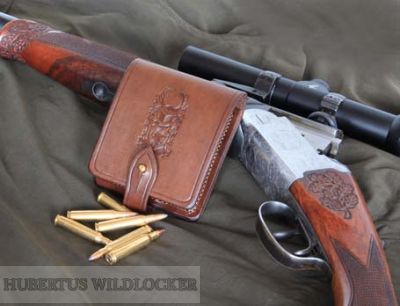 Premium Leder- Grtelpatronenetui f. 5 St. KK. BP