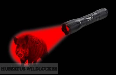 Maxenon - Wildfinderlampenset inkl. LED- Brenner rot