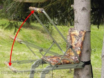 Hochsitz ALU 3m freistehend und Mobil HU-31800