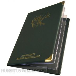 Jagdscheinetui - Waffenbesitzkartenetui – Motiv Rehbock