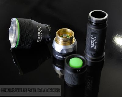 Maxx5 Wildfinder-Lampe m. CREE- LED grn