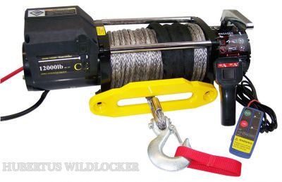 Profi-Seilwinde 12 V, 10800 kg, 27 m Synthetikseil Profi-Seilwinde 12 V, 10800 kg, 27 m Synthetikseil