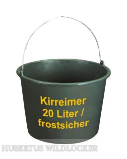 Wildwannen- Wildwannenset 2 St Wannen 80 L inkl. Kirreimer 20 Liter / Frostsicher