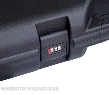 Gewehrkoffer mit Zahlenschloss 125 x 25 x11 Farbe  schwarz