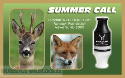 WILDLOCKER  HUBERTUS 2 in1 Rehwild und Fuchslocker in einen Locker Art. Nr. HU-55001