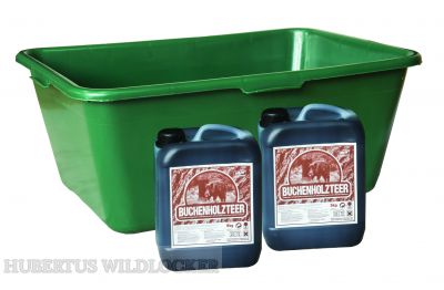Wild u. Jagdzubehörwanne 90 Liter Sparset inkl. 2x 5 kg. Buchenholzteerkanister Art.Nr. HU- 170146-10 Wild u. Jagdzubehörwanne 90 Liter Sparset inkl. 2x 5 kg. Buchenholzteerkanister Art.Nr. HU- 170146-10
