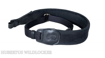 Neopren / Leder Gewehrriemen universal fr Bchsen schwarz Art. Nr. HU- 170102
