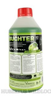 HUBERTUS-BUCHTER APFEL-AROMA Wildlockmittel Konzentrat 1 kg Flasche / TOP - EFFEKT AN DER  KIRRUNG  Art. Nr. BU-18004