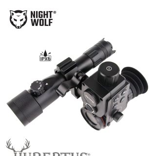 NIGHT WOLF XH-03HD-UV FOCUS  38 mm LAMPEN IR-SET 4in1 in ABS-BOX mit Lampen Zubehr