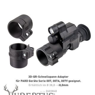 PARD-3D-QR-Schnellspann-Adapter fr Gerte Serie 007,007A, 007V ,007V2 geeignet