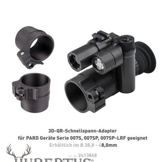 PARD-3D-QR-Schnellspann-Adapter fr Gerte Serie 007S, 007SP, 007SP-LRF,007SP2
