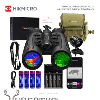 HIKMICRO Habrok HE25L 4K 2.0 inklusive Original Hikmicro System Tragetasche