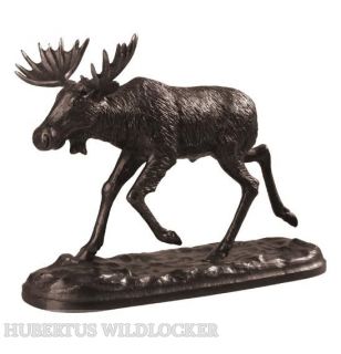 Bronzeplastik Elch laufend Bronzeplastik Elch laufend