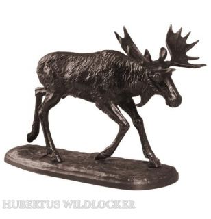 Bronzeplastik Elch laufend Bronzeplastik Elch laufend