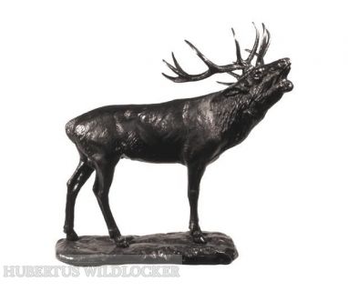 Bronzeplastik Rothirsch