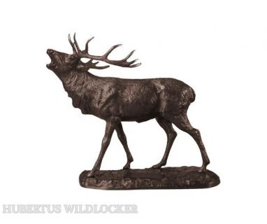 Bronzeplastik Rothirsch