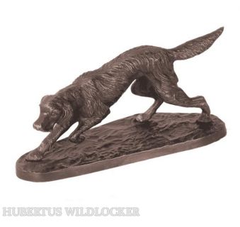 Bronzeplastik Hund - Setter