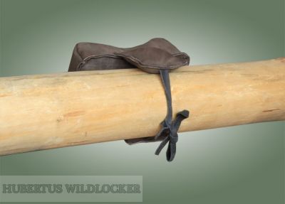 Waffenauflagekissen / Gewehrauflage Leder mit Schnrung