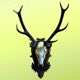 Rothirsch Troph�enschild Handmade