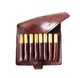 Leder- Patronenetui Premium fr 8 Bchsenpatronen