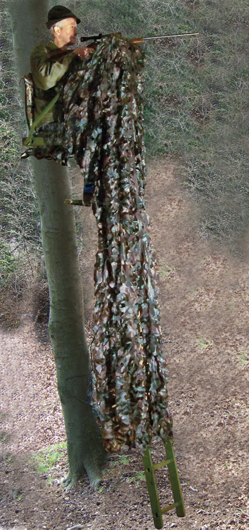 Sparset Ansitzleiter 3 m aus Hightech ALU grün in