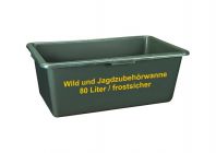 Wildwannen- Wildwannenset 2 St Wannen 80 L inkl. Kirreimer 20 Liter / Frostsicher