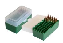Patronenbox MEDIUM - für Büchsenpatronen grün/ transparent HU-2016202 G/T