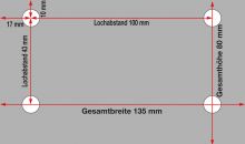 Einhebel - Schnellverschlusskupplung klappbar fr Hecktrger HU- 201720215