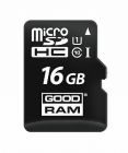 Speicherkarte micro SD GOODRAM microSDHC 16GB Class 10 UHS1 + SD Adapter Art. Nr. 70020