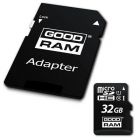 Speicherkarte micro SD GOODRAM microSDHC 32GB Class 10 UHS1 + SD Adapter Art. Nr. 70021